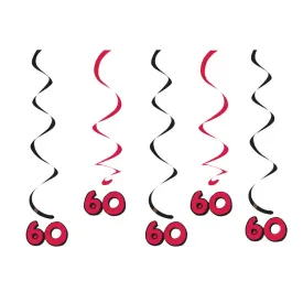 60th Birthday Dizzy Danglers (5/Pkg)