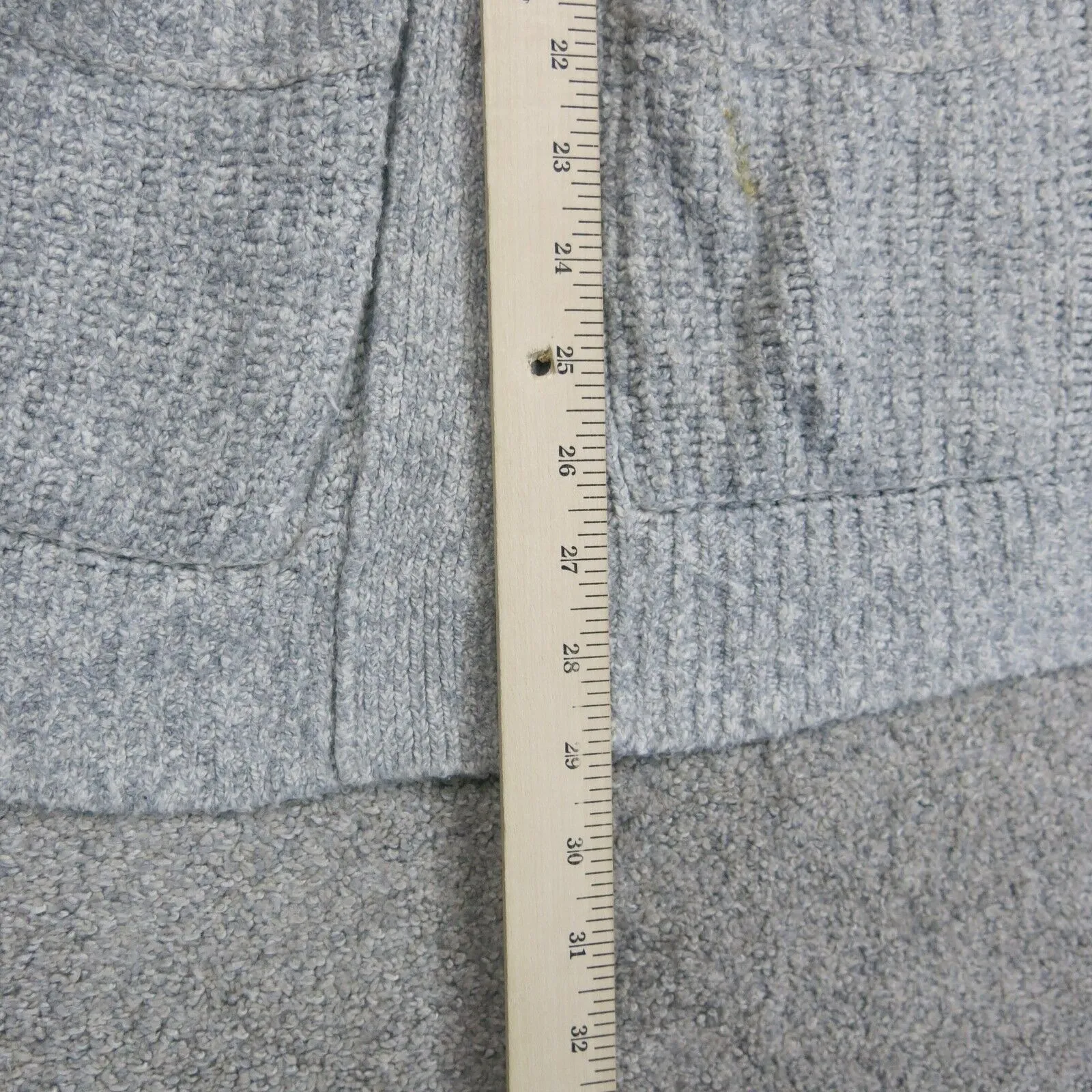 Abercrombie & Fitch Womens Cardigan Sweater Open Front Long Sleeves Gray Size XS
