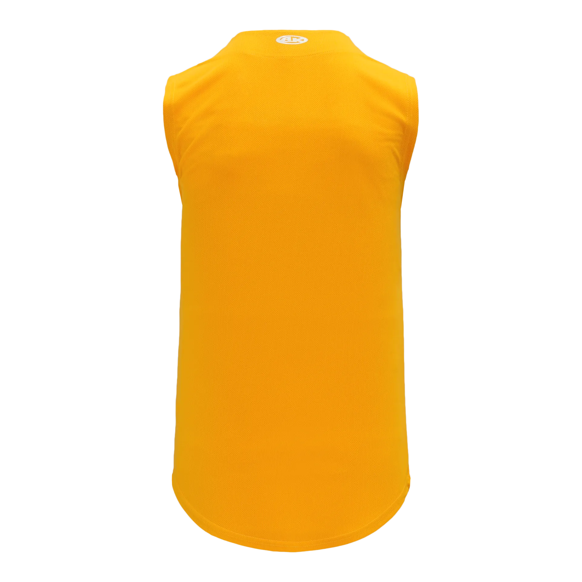 Athletic Knit Full Button Sleeveless Baseball Jersey