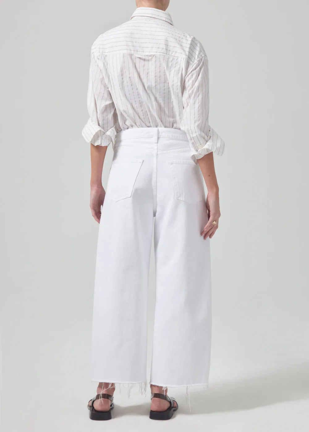 Ayla Raw Hem Crop ~ Harlow