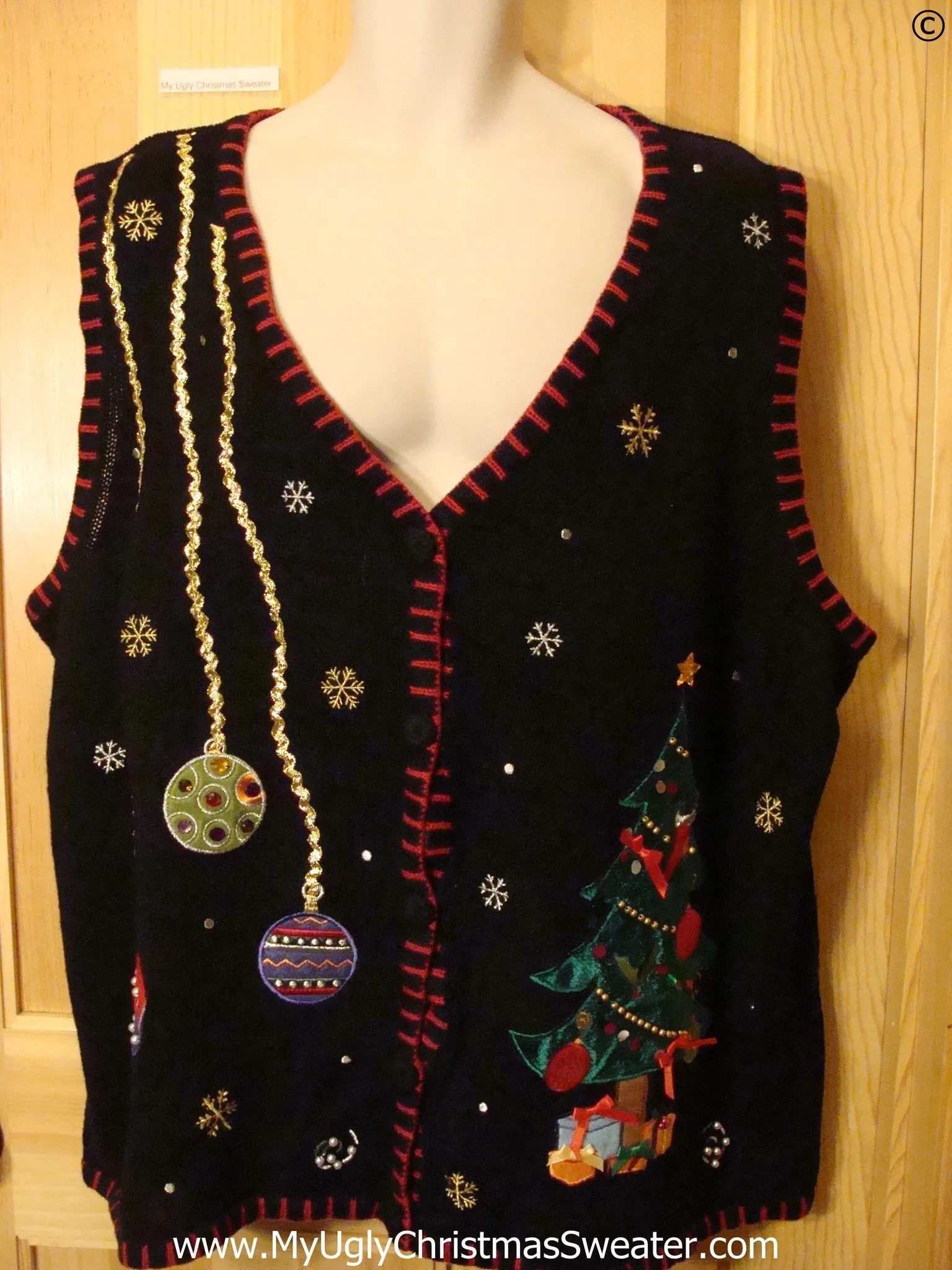 Best Christmas Sweater Vest Big Wm Mens XXXL or 4XL