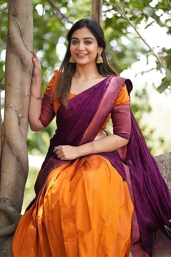 Bridal Half Sarees For Reception 2023