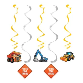 Bulk Big Dig Construction Dizzy Danglers (30 per Case)