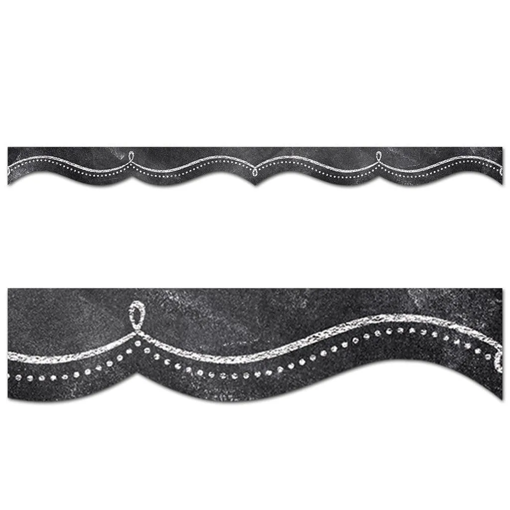 Chalk It Up! Dotted Swirl Border Trim