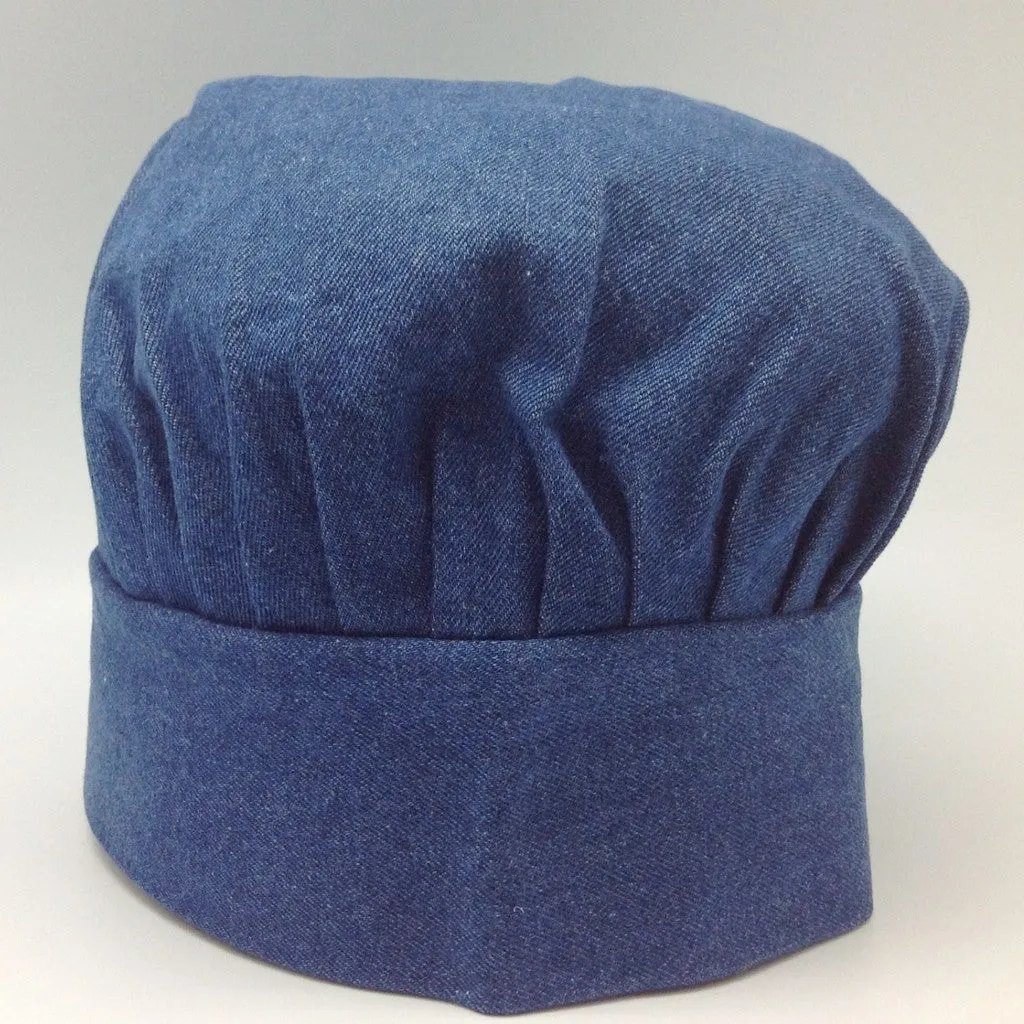 Chef Hat/Plain Denim
