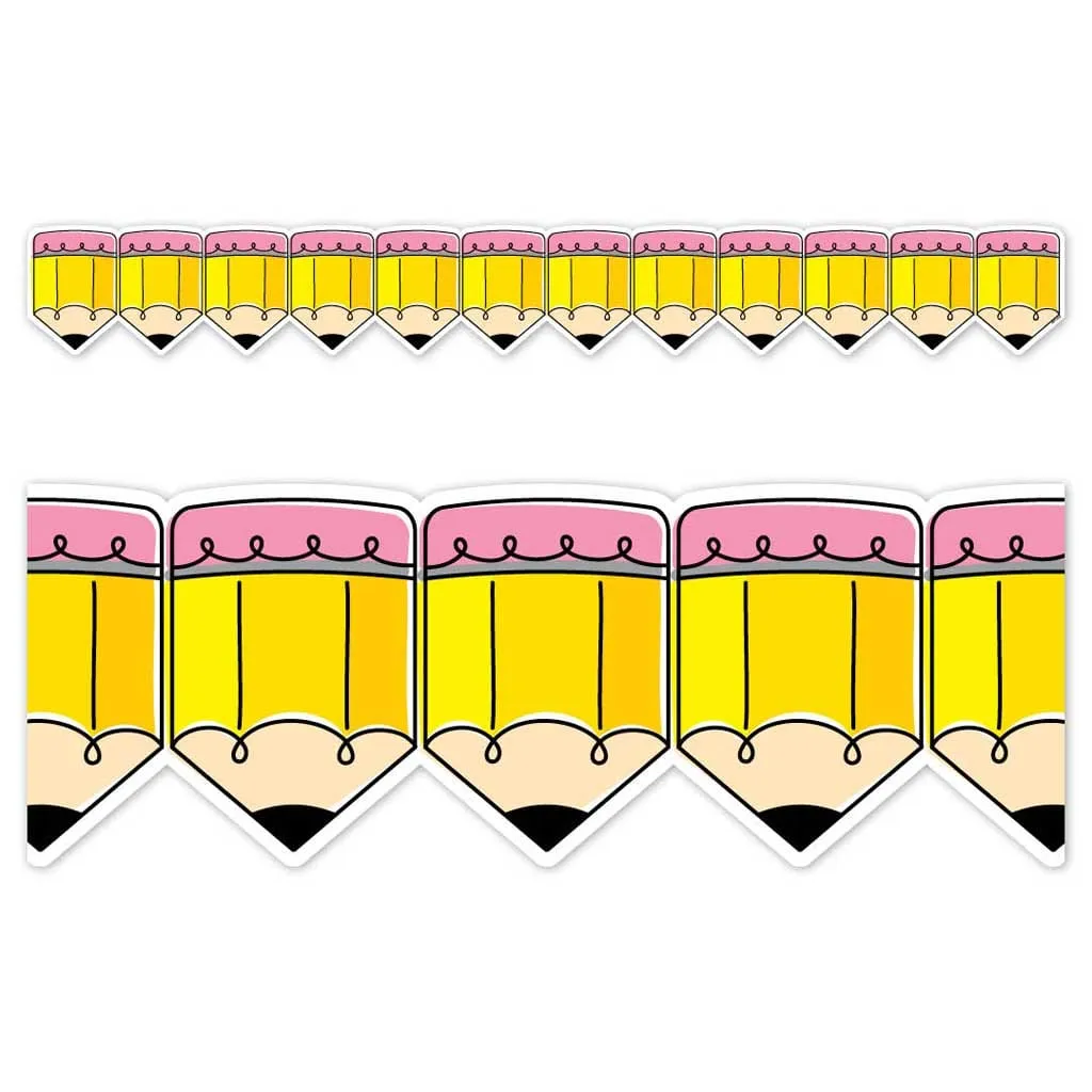 Creative Teaching Press Doodle Pencils Border Trim - 48'