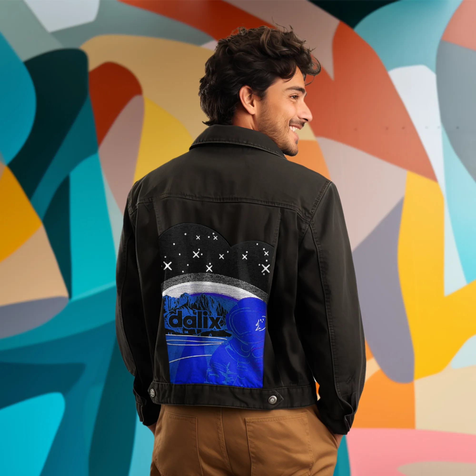 Dalix Galaxy Denim Jacket
