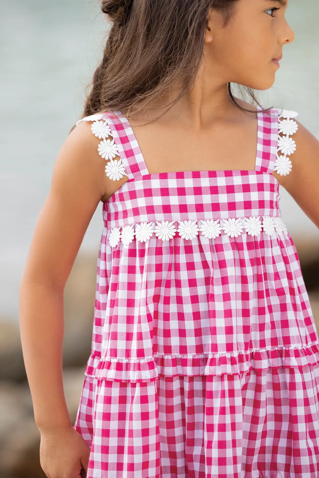 Dress - Pink Two-Tone Gingham