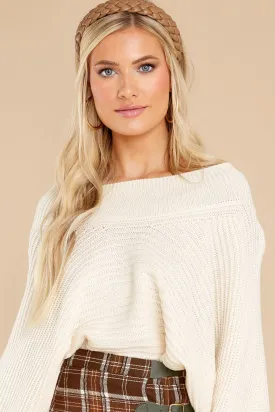 Heartwarming Feeling Ivory Sweater
