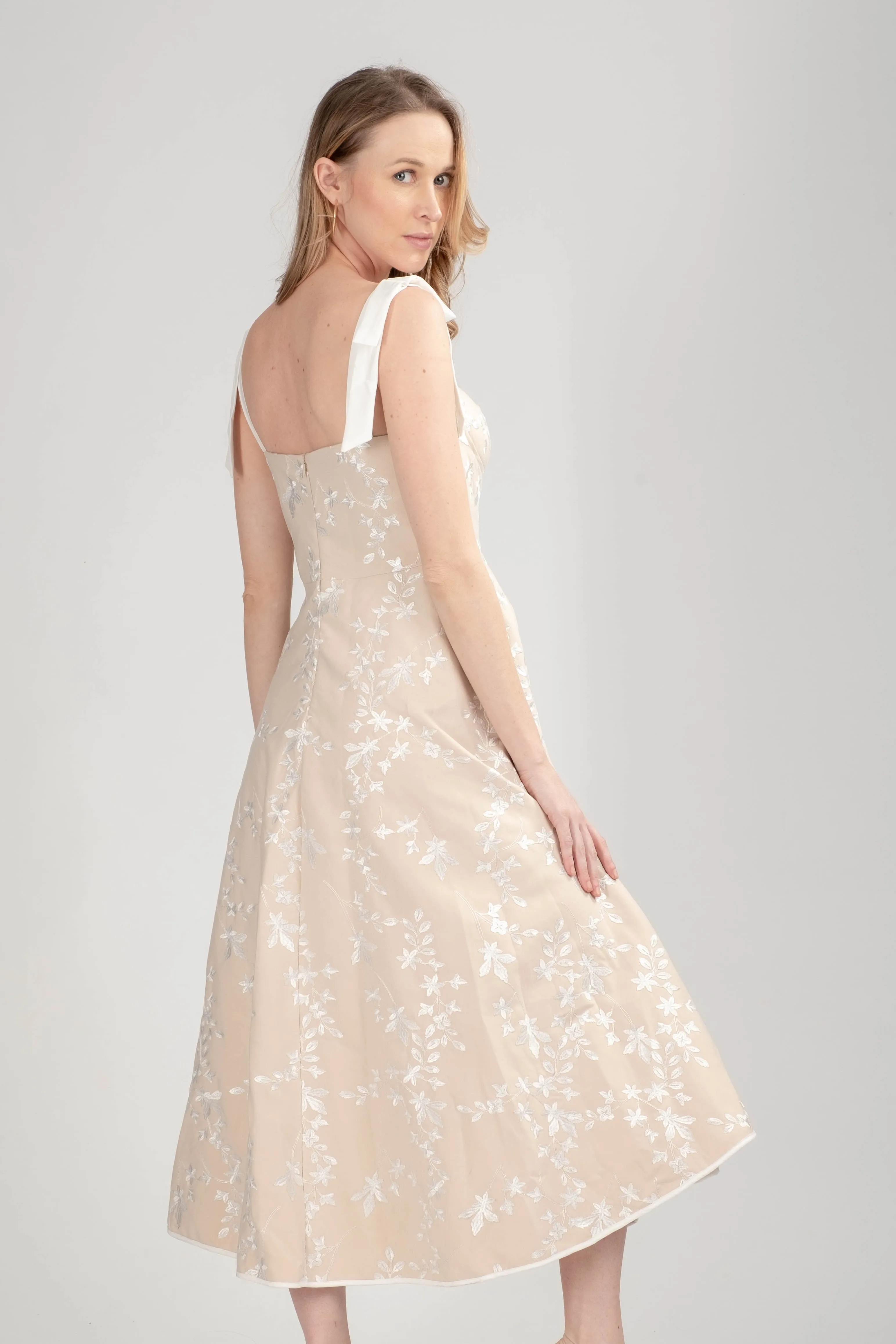 Holiday 11 Bustier Midi Dress