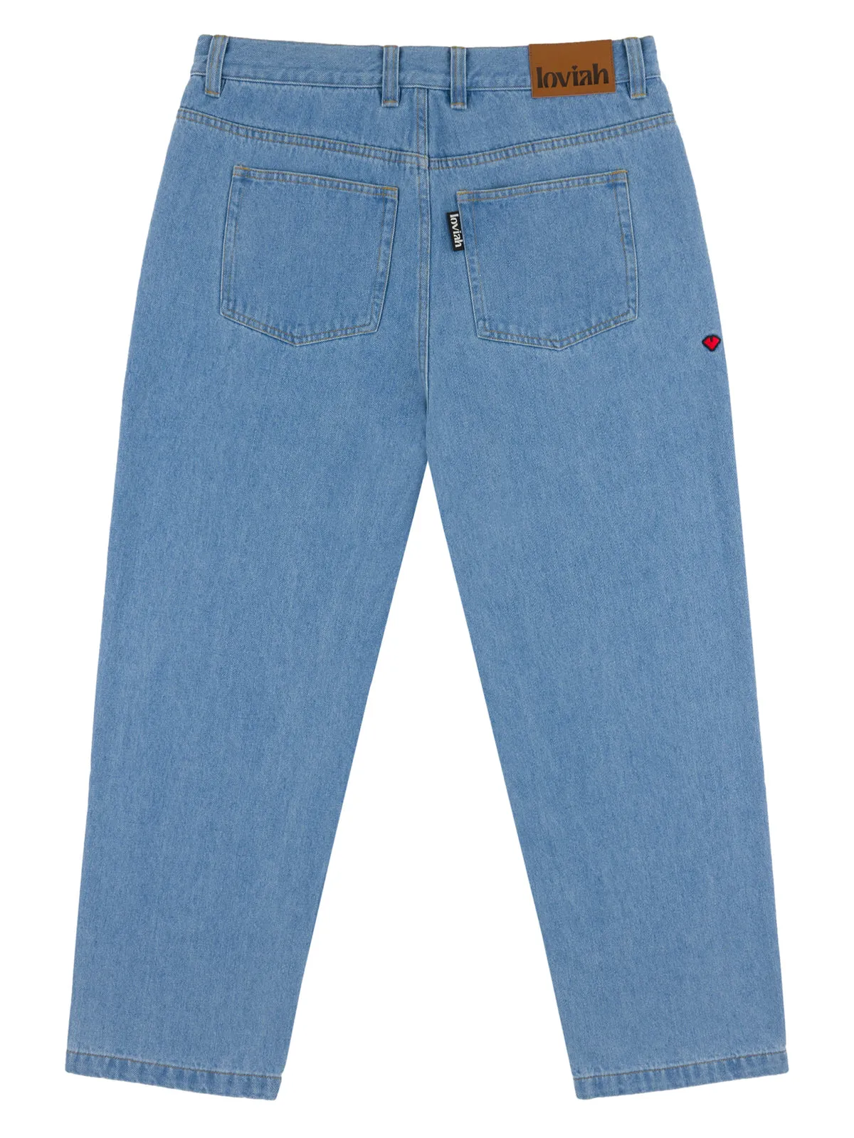 LOVIAH 5 POCKET DENIM PANTS LIGHT INDOGO
