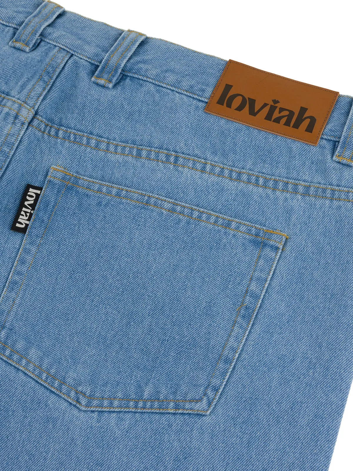 LOVIAH 5 POCKET DENIM PANTS LIGHT INDOGO