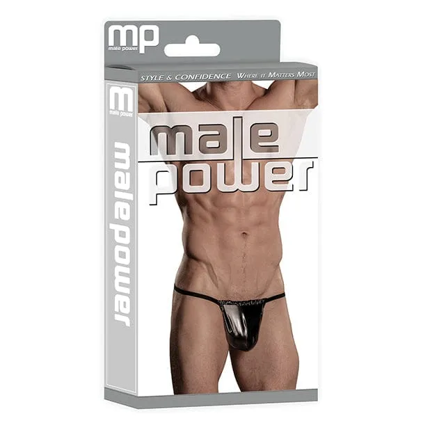 Male Power - Liquid Onyx Posing Strap Underwear O/S (Black)
