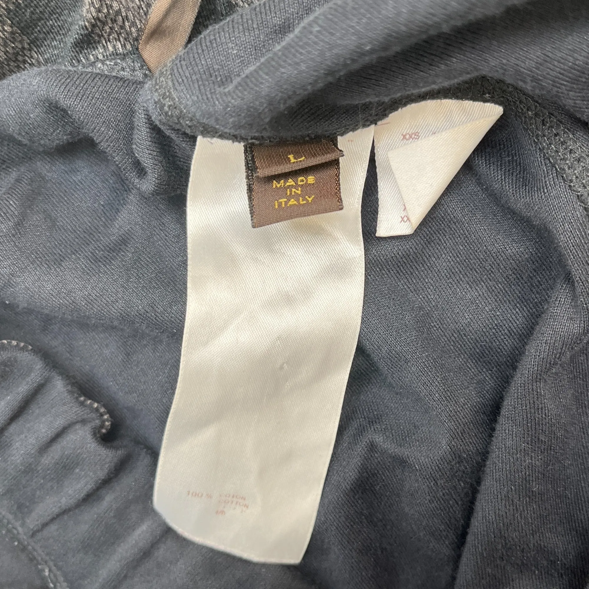 Men's Embossed Logo Full Tracksuit Navy Size L