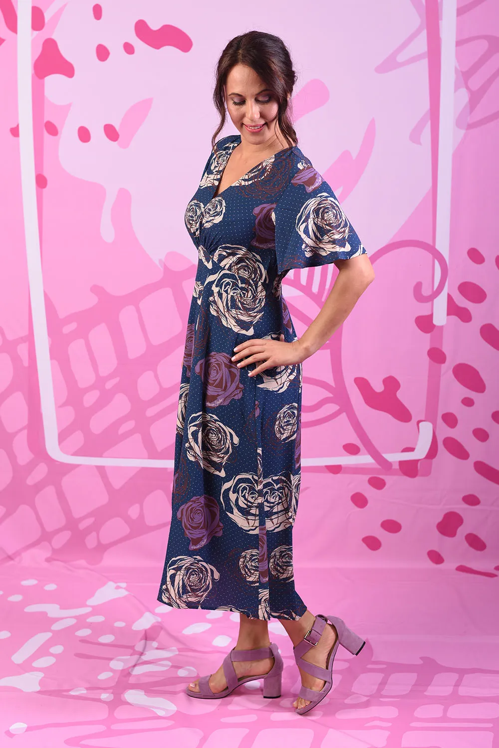 Primrose Dress - Navy - SALE