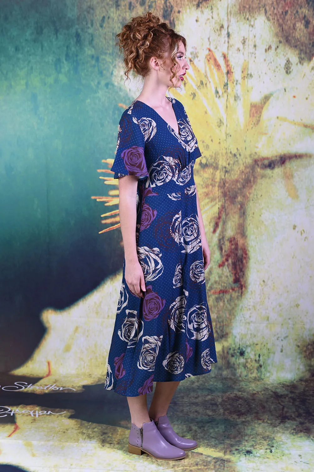 Primrose Dress - Navy - SALE
