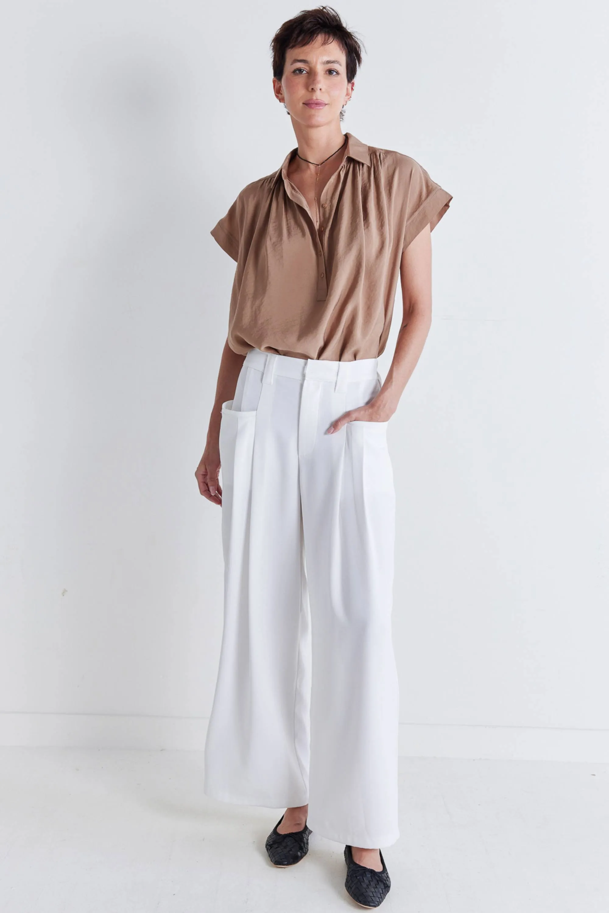 The Keen Wide Leg Trouser