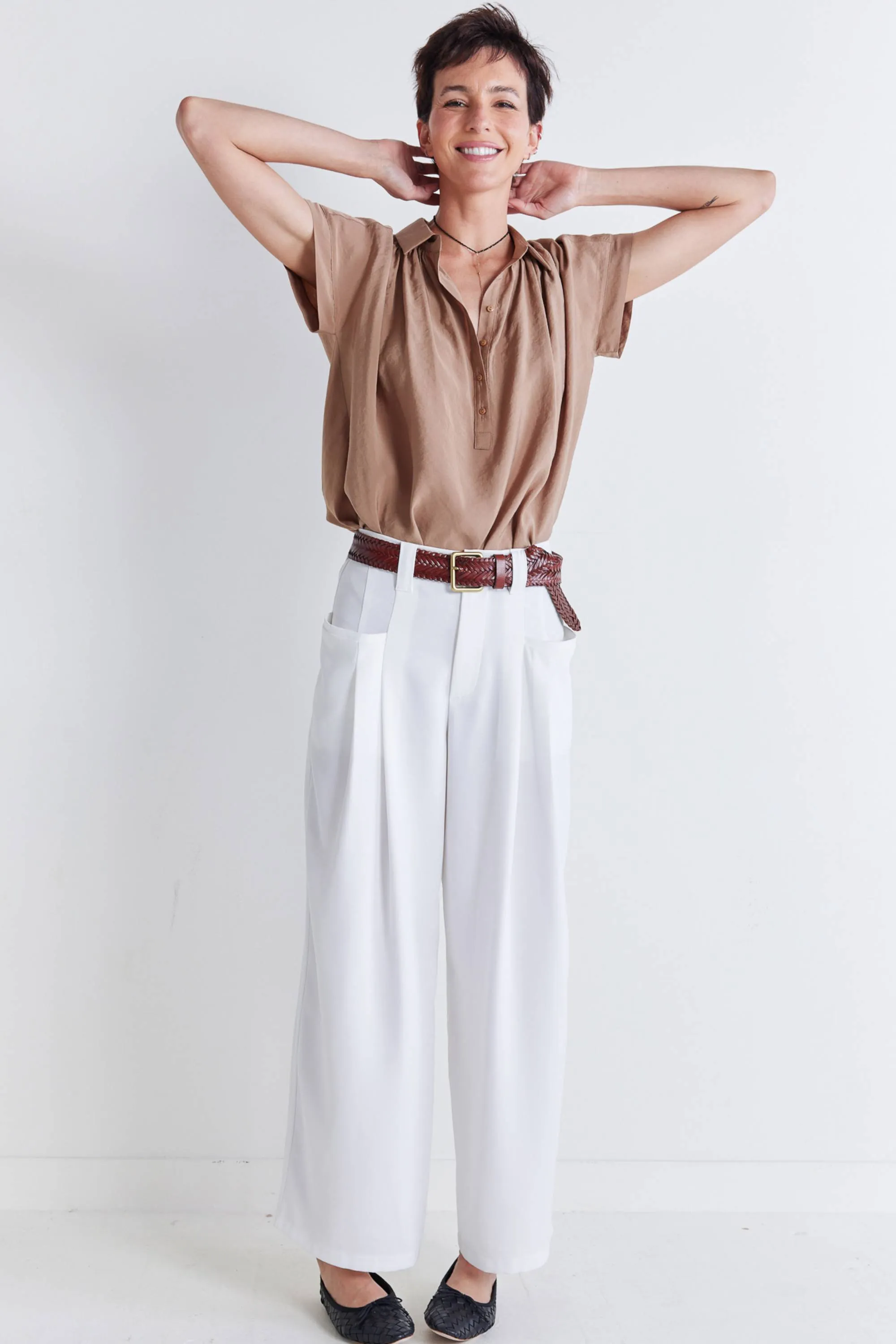 The Keen Wide Leg Trouser