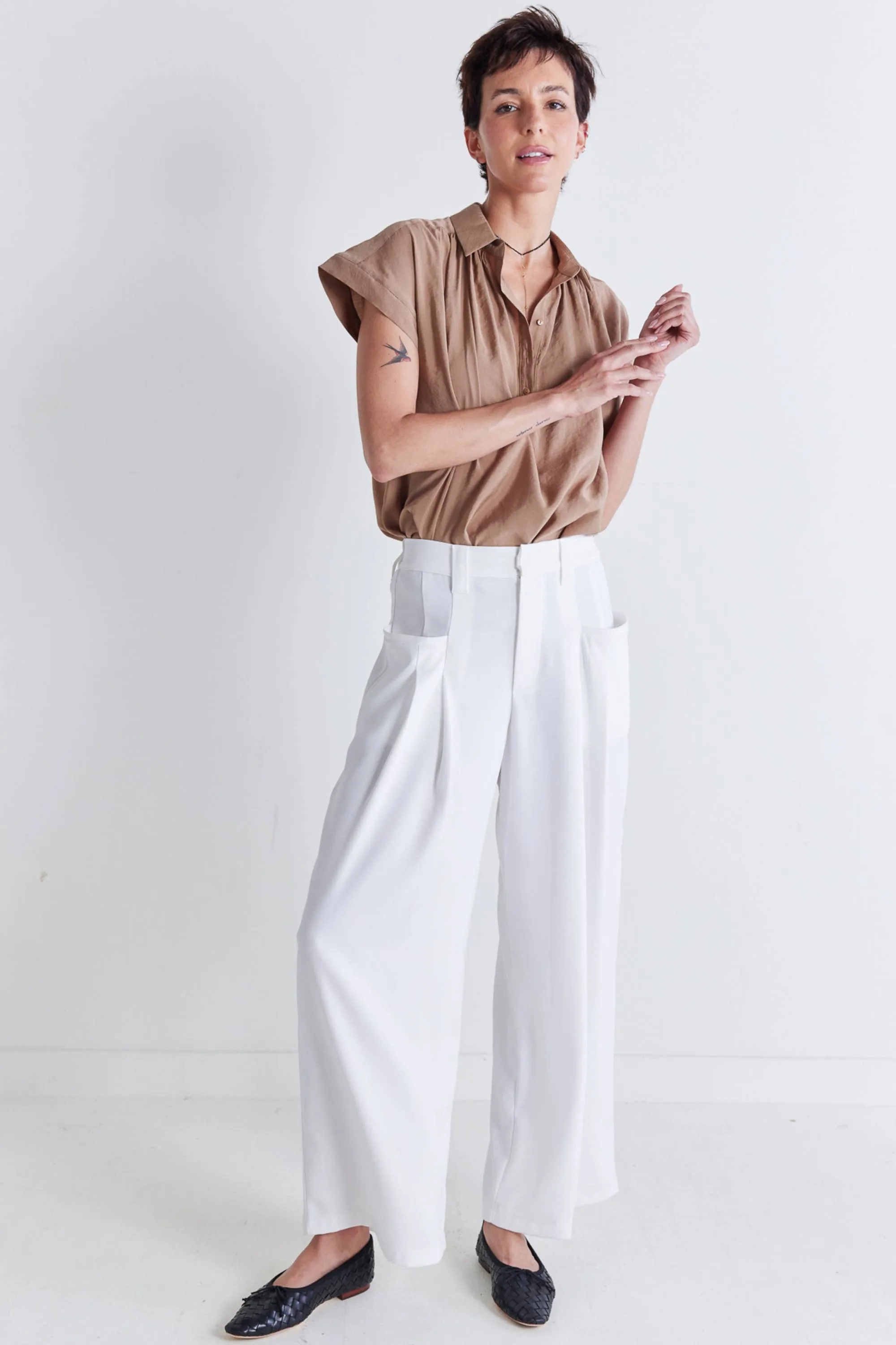 The Keen Wide Leg Trouser