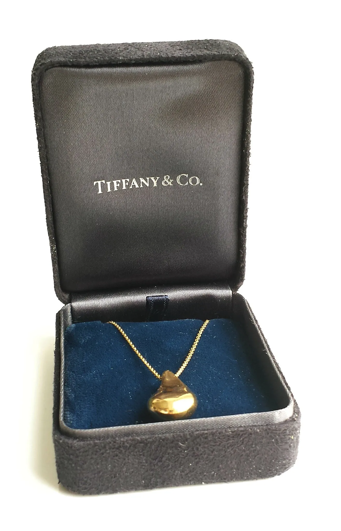 Tiffany & Co. Elsa Peretti Teardrop Pendant / Necklace in 18k Gold