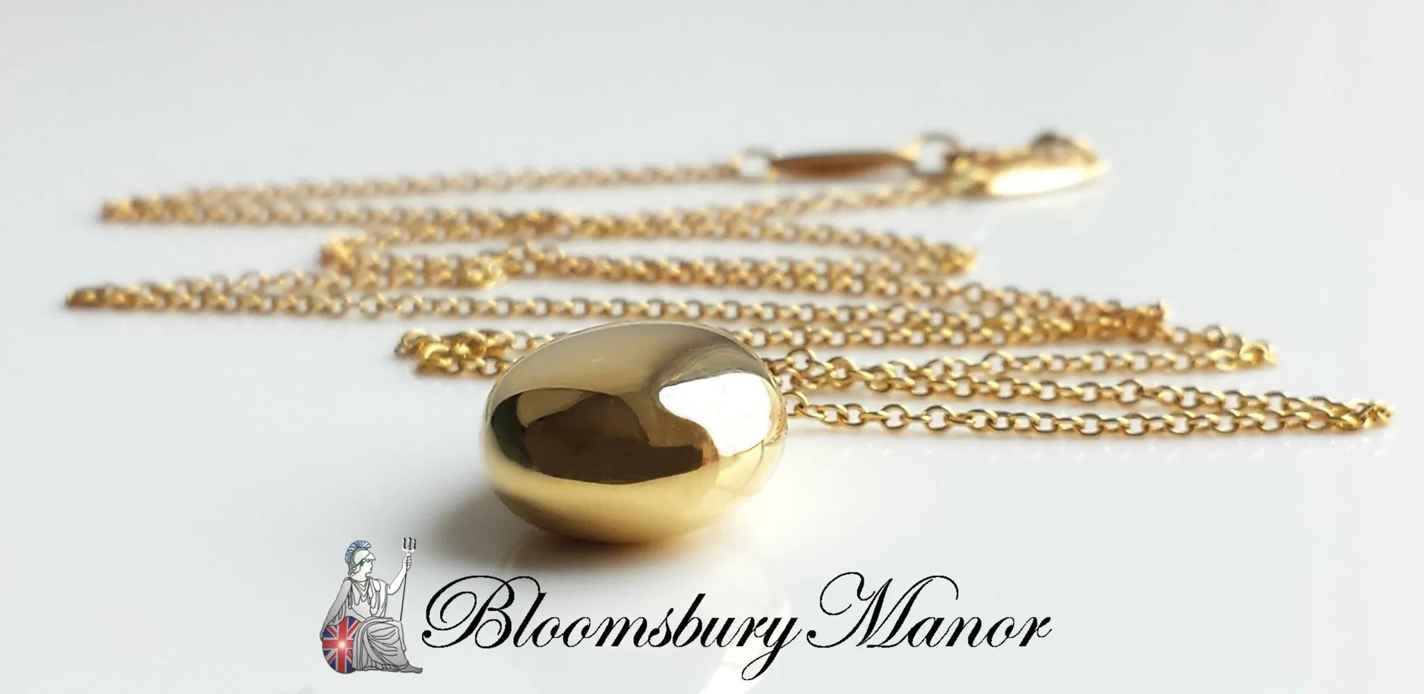 Tiffany & Co. Elsa Peretti Teardrop Pendant / Necklace in 18k Gold